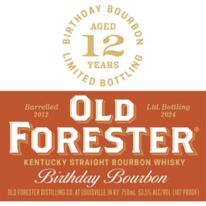 Old Forester Birthday Bourbon 2024 Whiskey (750ML)